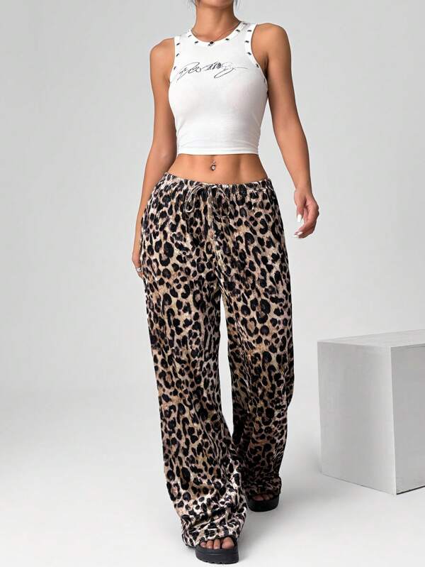 Leopard Luxe Pants