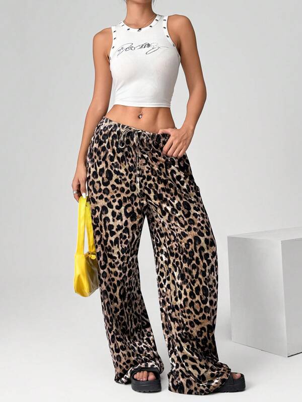 Leopard Luxe Pants