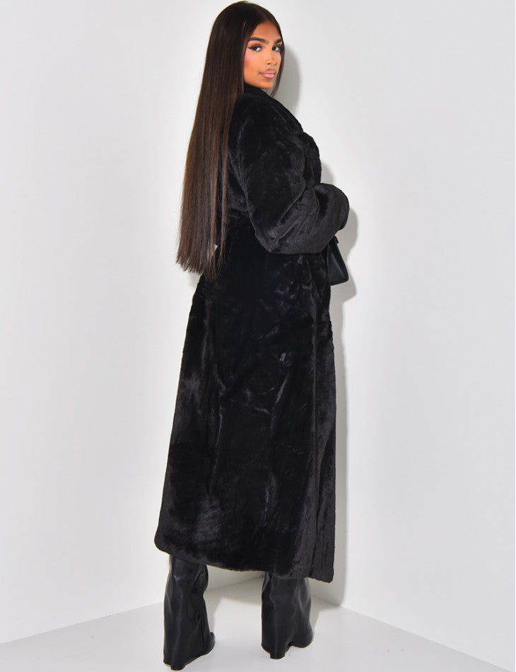 Evelyn Luxe Faux Fur Coat